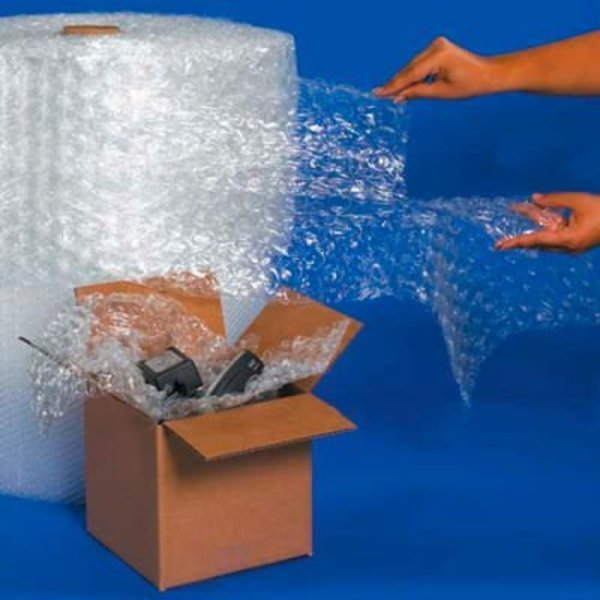 The Packaging Wholesalers UPSable Perforated Bubble Roll, 24"W x 300'L x 3/16" Thick, Clear, 2/Pack CBWUP316S24P